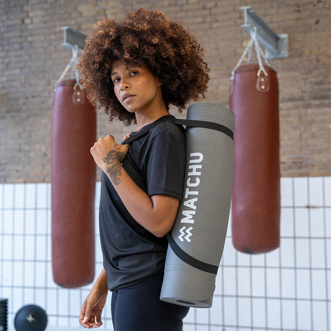 matchu fitnessmat diliana kijkt vimotion