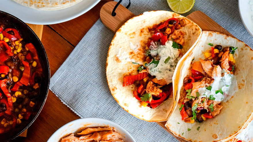 BBQ kip taco's 880 x 495