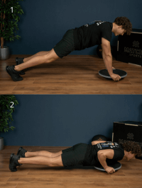 Incline push up | Balance board oefening | Matchu Sports