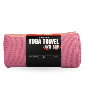 yoga handdoek roze