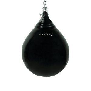 MATCHU aqua bag zwart - hangende water bokszak voor boxing en training