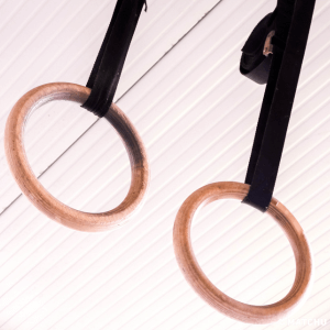 BOOSTEADY Gymnastiekringen met 15 FT verstelbare bandjes antislip gymnastiekringen pull-up trainingsringen voor thuisgymnastiek oefeningen, geel training
