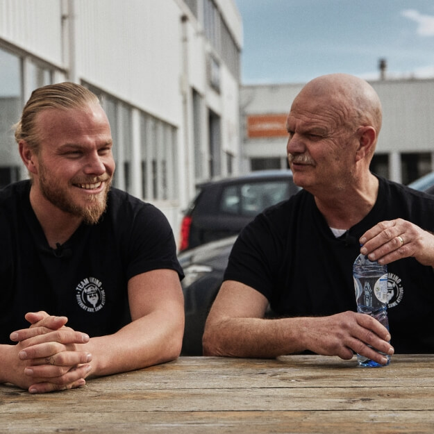 Koen en papa verweij