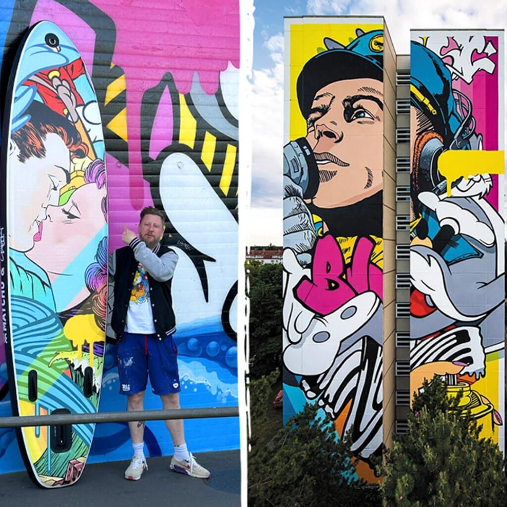 Sup Rx Artist Matchu Art Collection - BustArt Sup Board