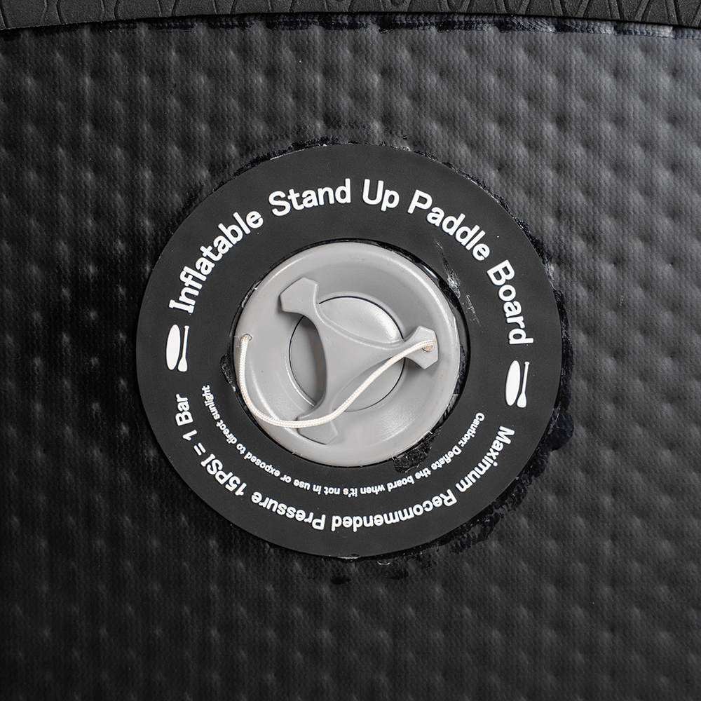 refurbished sup board lijmresten ventiel