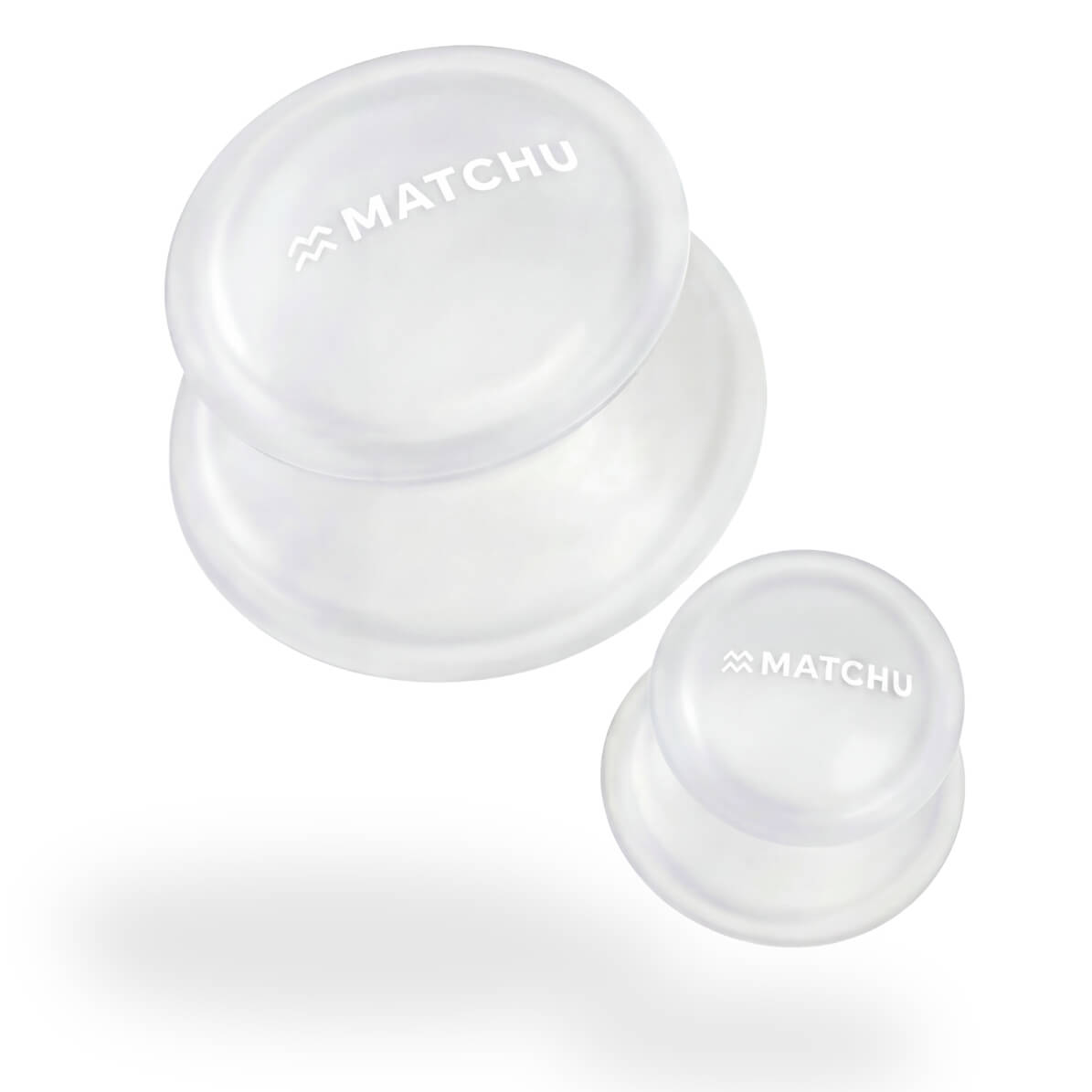 Matchu Sports Cupping set deluxe - 2 Premium Cups - Wit/Transparant