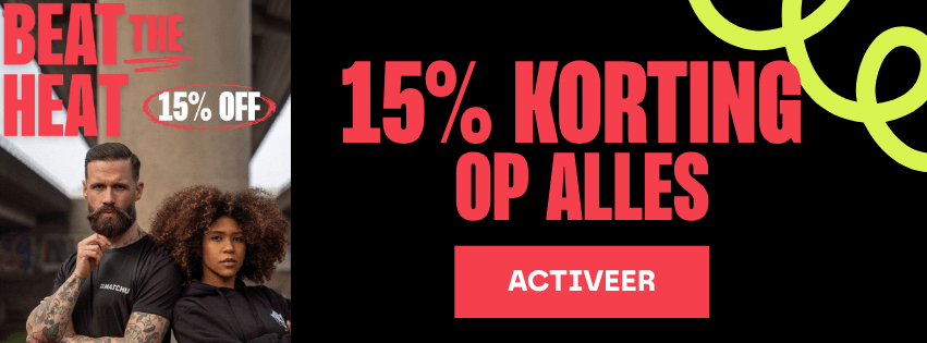 BEAT THE HEAT — 15% korting op ALLES met code BEATTHEHEAT