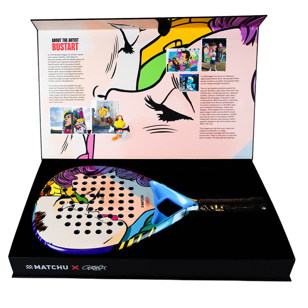 Padelracket in exclusieve doos