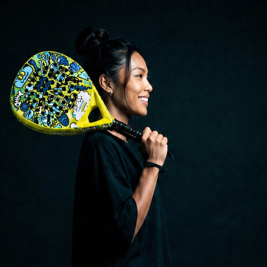 WOTTO - 3k Carbon Druppel Padel Racket - Image 3