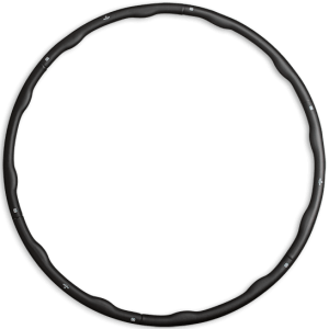 fitness hula hoop 1,5 kg svart