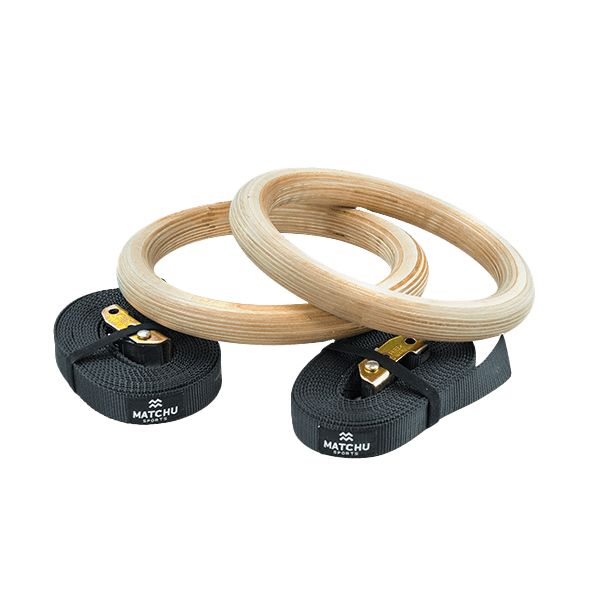 houten gymringen straps schuinboven