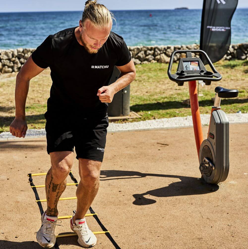Speedladder training van Koen Verweij