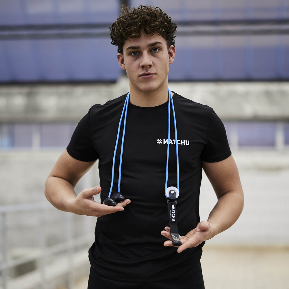 schouderstretcher blauw voorkant dex matchu