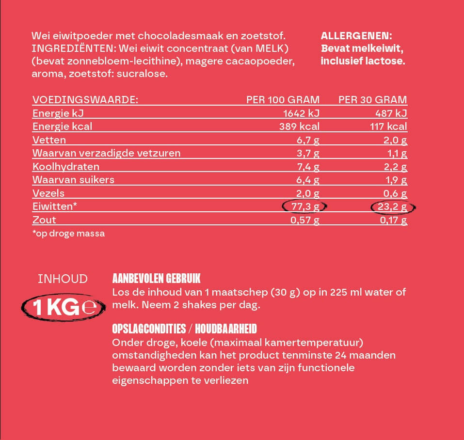 Eiwitshake Chocolade - Image 3