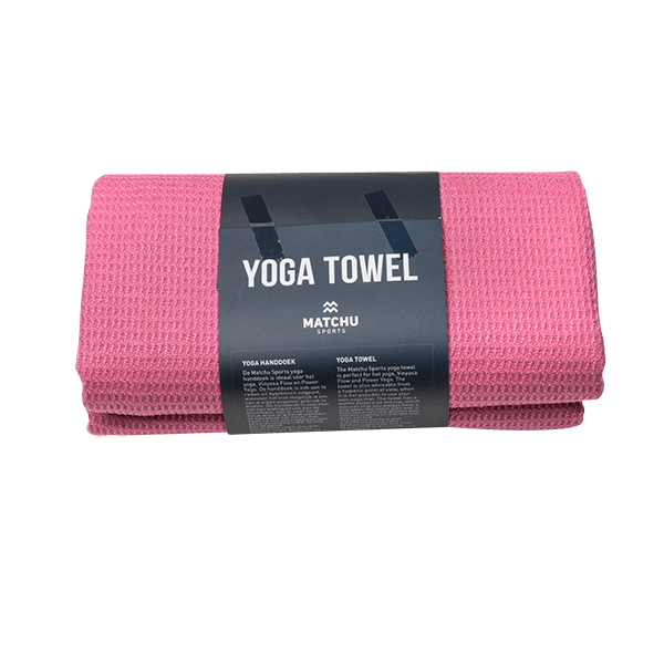 Yoga handdoek elegant pink