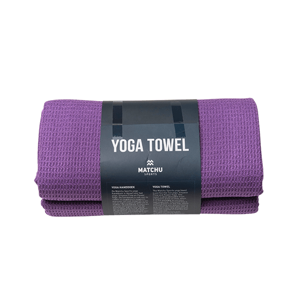 Yoga handdoek royal purple