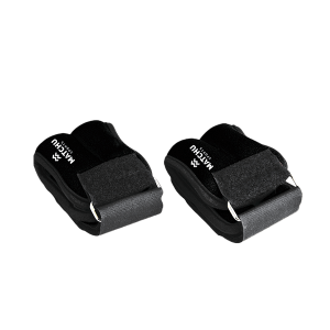 gewichtsmanchetten zwart met logo