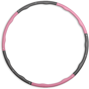 fitness hoelahoep 1,5 kg roze grijs