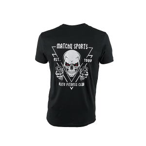 t shirt pistolen zwart back