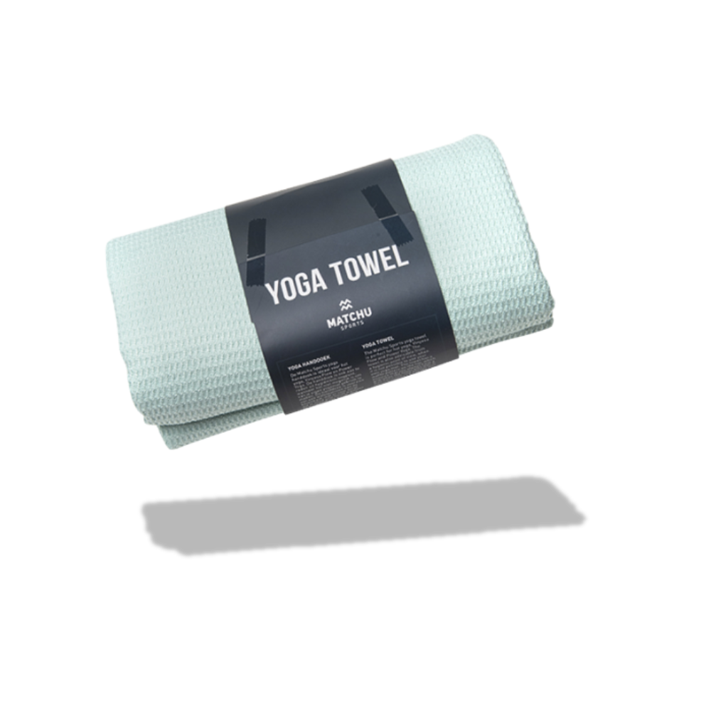 Yoga towel harmonic green