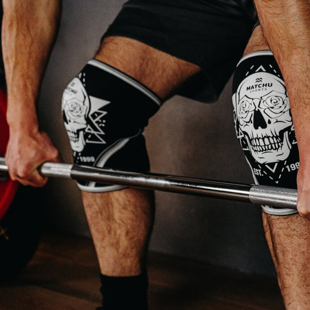 knee sleeves skull deadlift gianni matchu