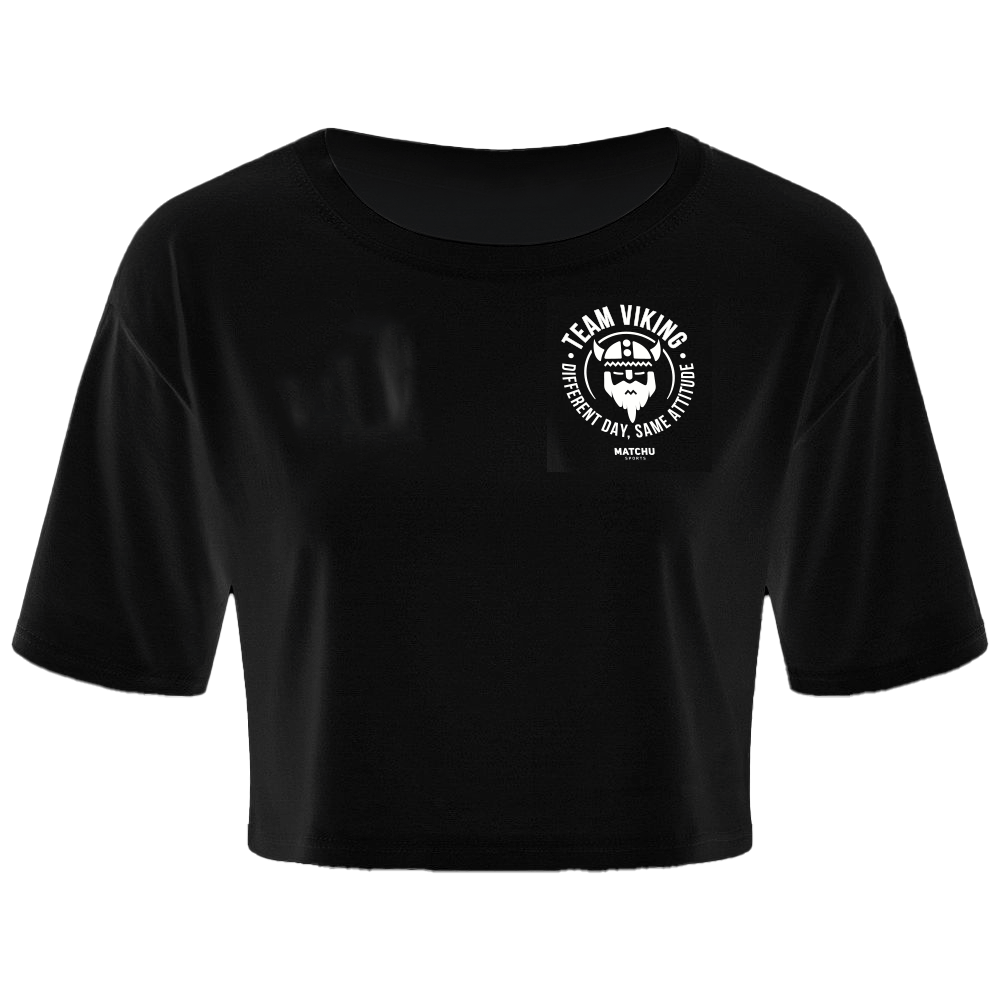 team viking crop top front